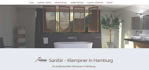 Referenz - Klempner Website