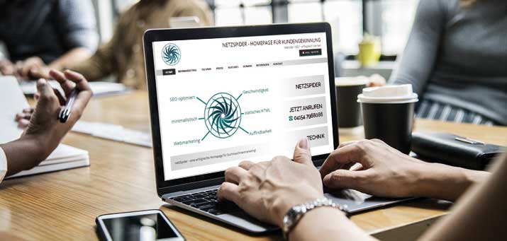 Beratungsgespräch über netzSpider und Website erstellen Tangstedt